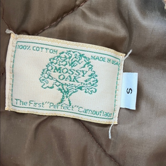 Vintage Mossy Oak Camouflage Jacket, Men’s small - Picture 2 of 3